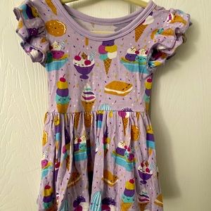 Little sleepies twirl dress with bodysuit and additional bodysuit!